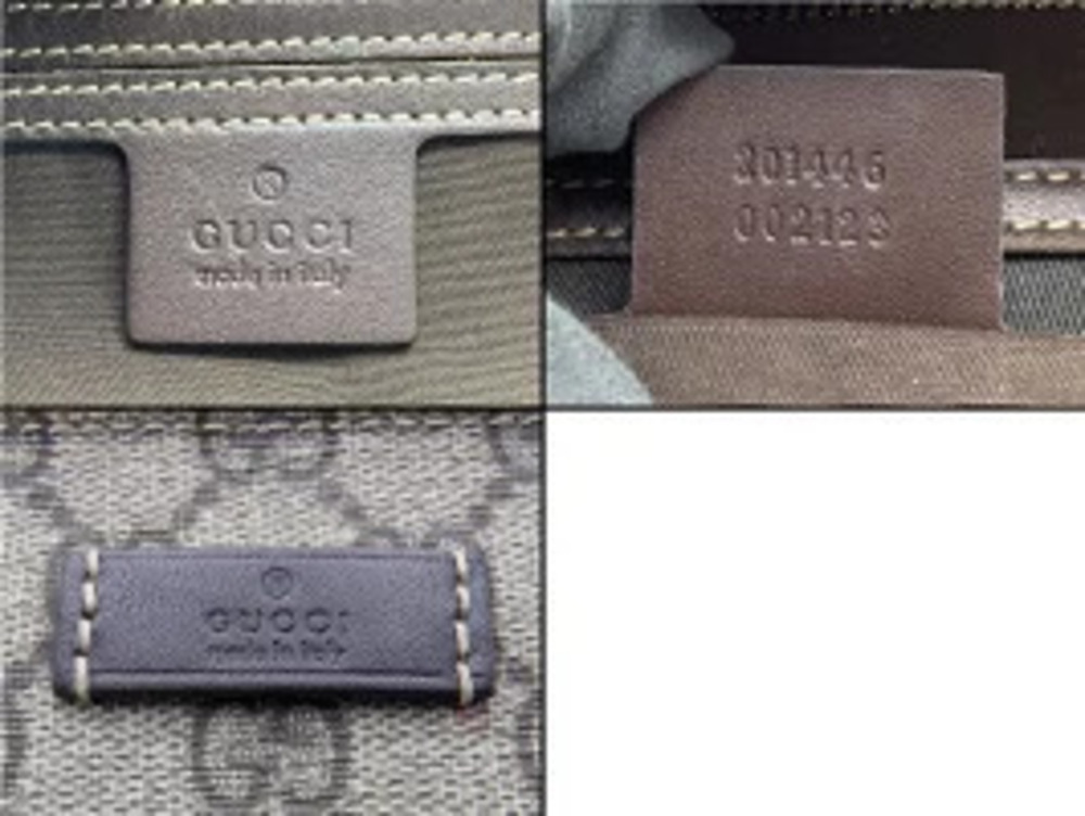 Gucci Imprime Beige Crossbody GG Brown Slim Canvas Clutch Bag Shoulder - Picture 11 of 11